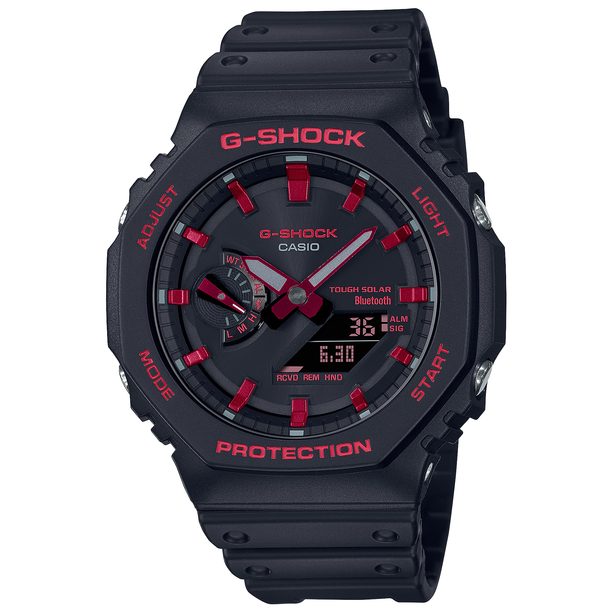 G-SHOCK GA-B2100BNR-1ADR Octagonal Bezel Bluetooth