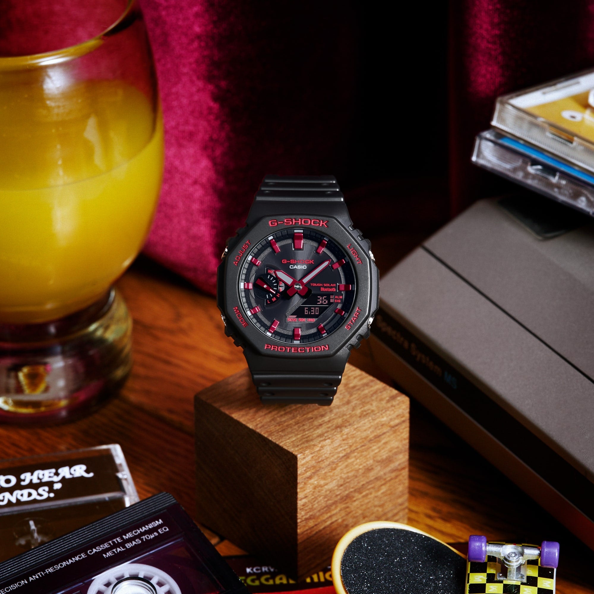 G-SHOCK GA-B2100BNR-1ADR Octagonal Bezel Bluetooth