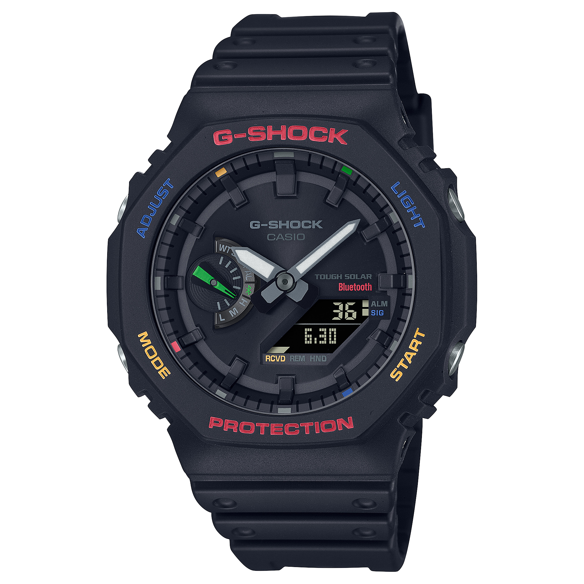 G-SHOCK GA-B2100FC-1ADR Octagonal Bezel Bluetooth