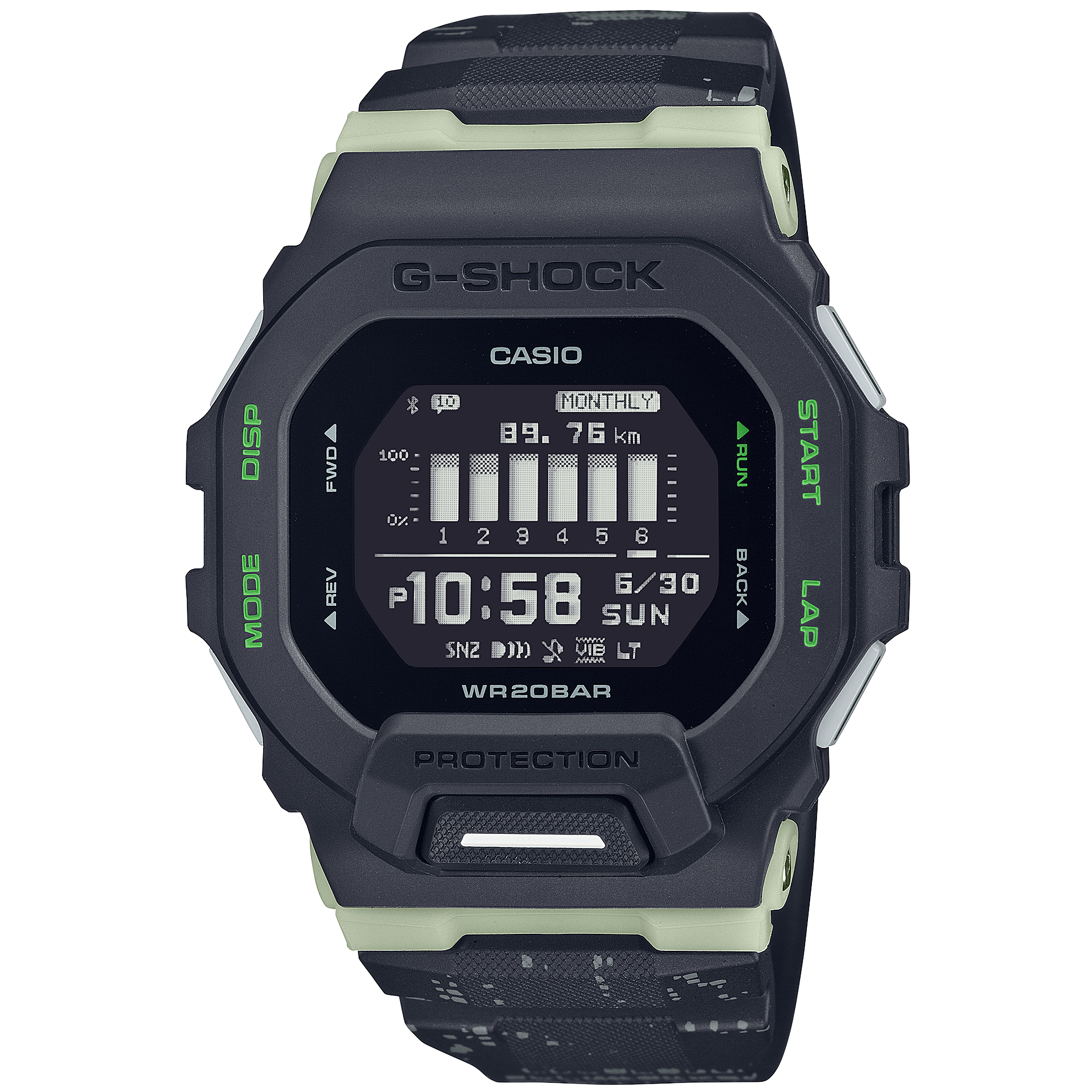 G-SHOCK GBD-200LM-1DR G-SQUAD Bluetooth