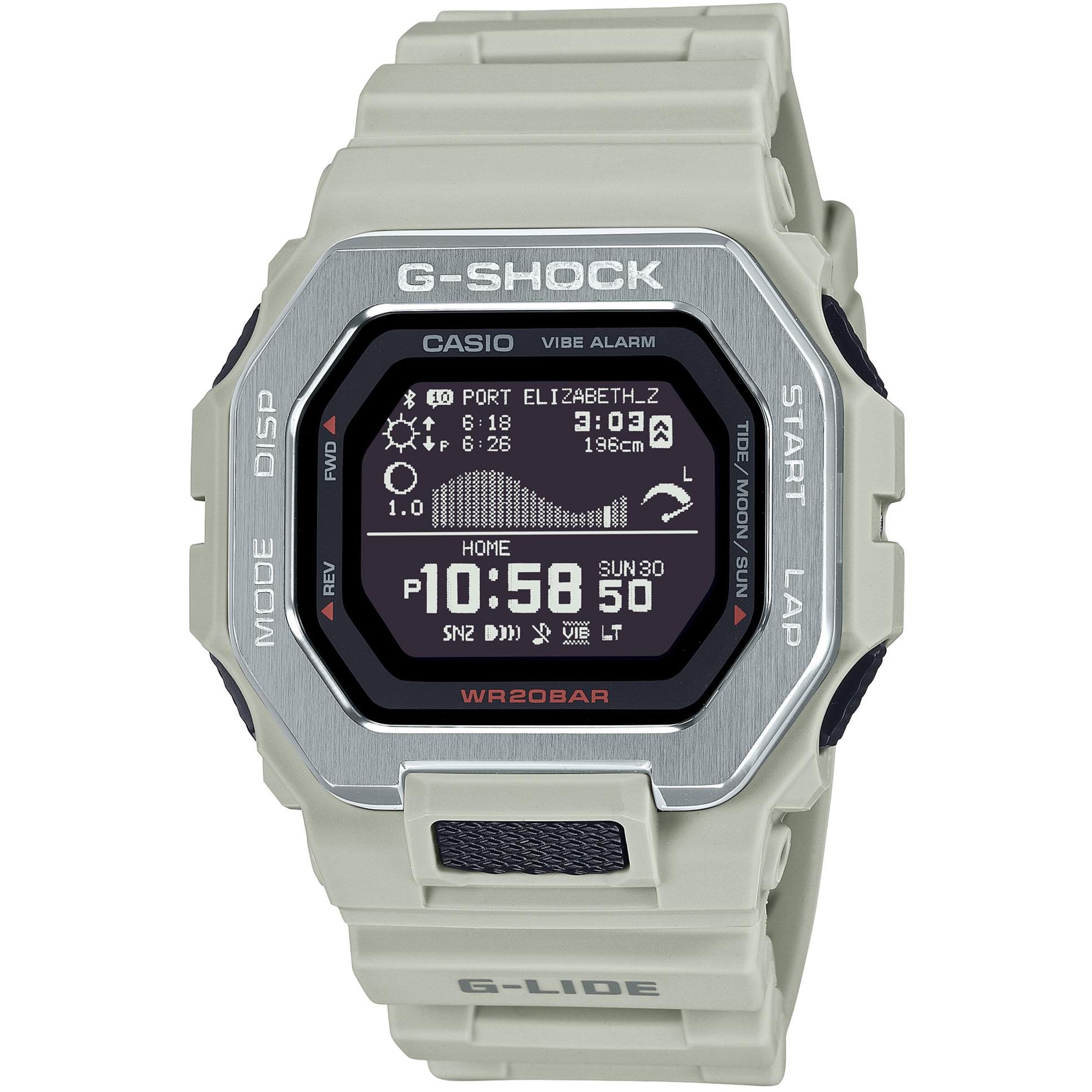 G-SHOCK GBX-100-8DR G-LIDE Bluetooth