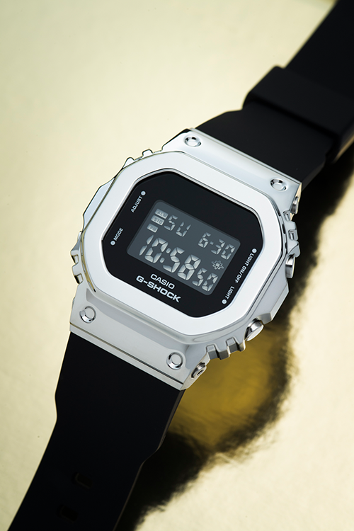 G-SHOCK GM-S5600-1DR Metal-Covered Women