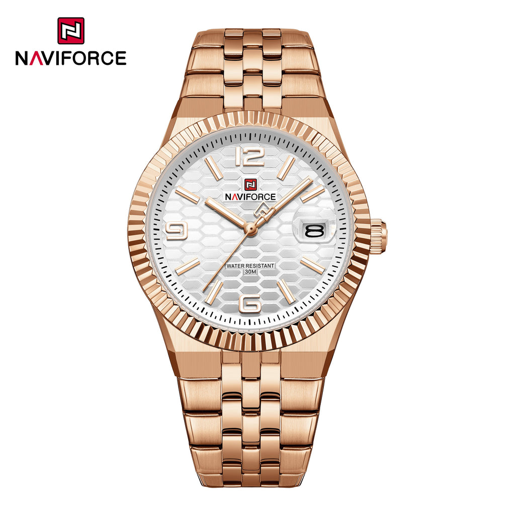 NAVIFORCE NF9277 RG/W/RG Men Watch