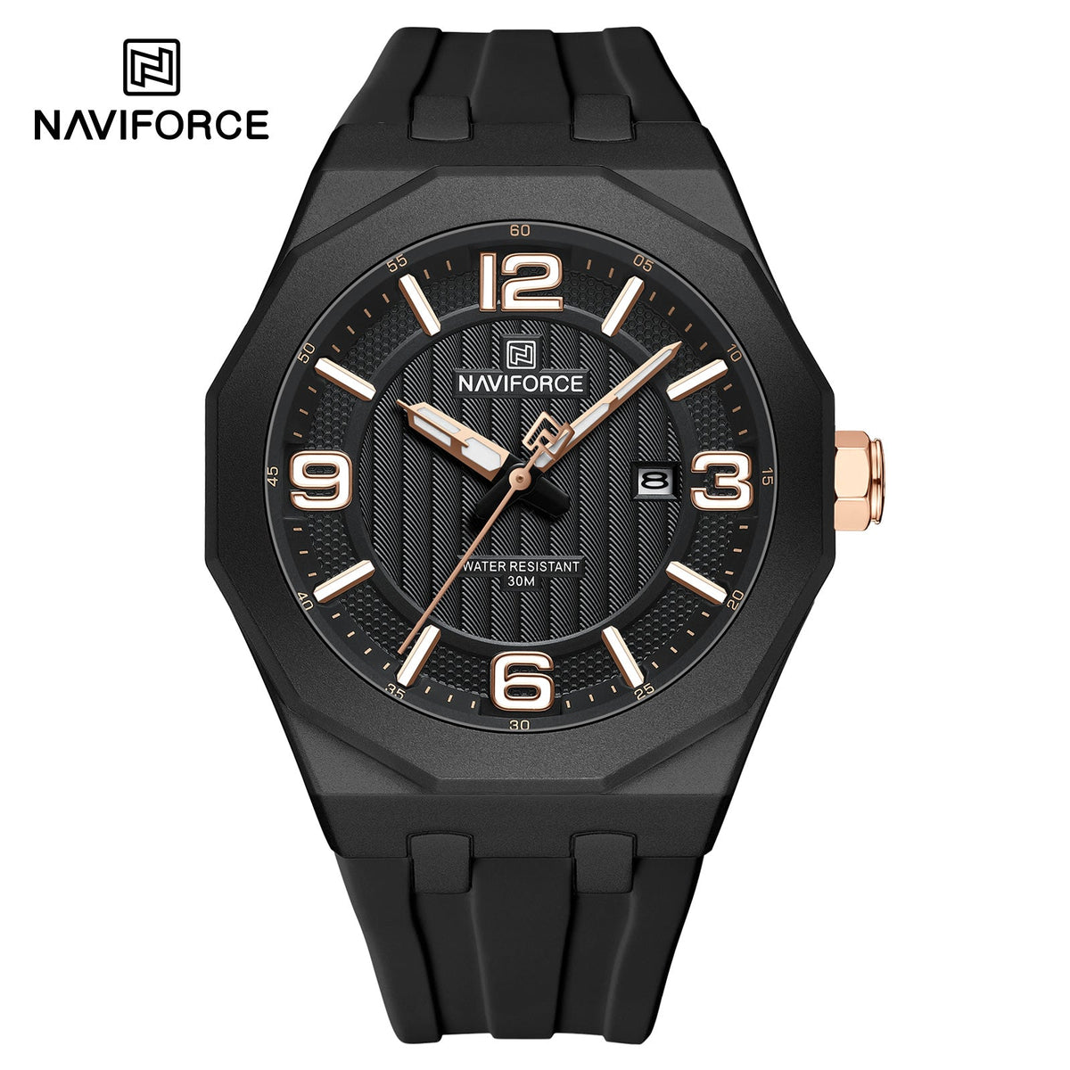 NAVIFORCE NF8079 B/RG/B Men Watch