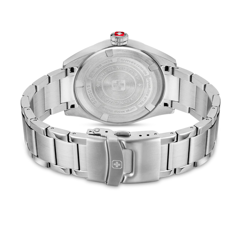 SWISS MILITARY Men's Hanowa Black Dial Watch | SMWGG0001503