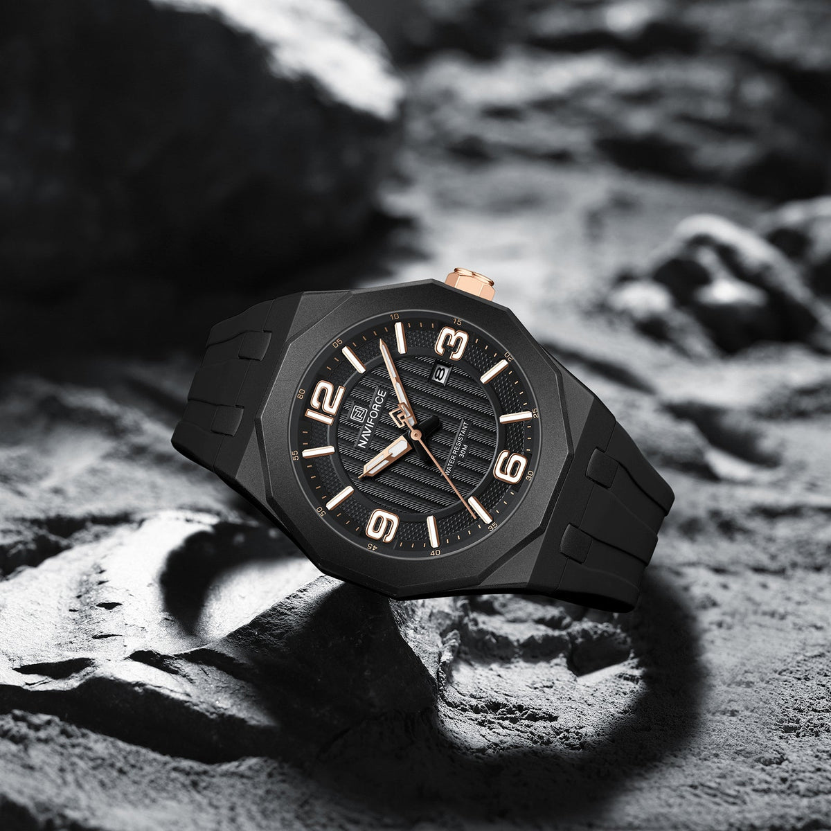NAVIFORCE NF8079 B/RG/B Men Watch