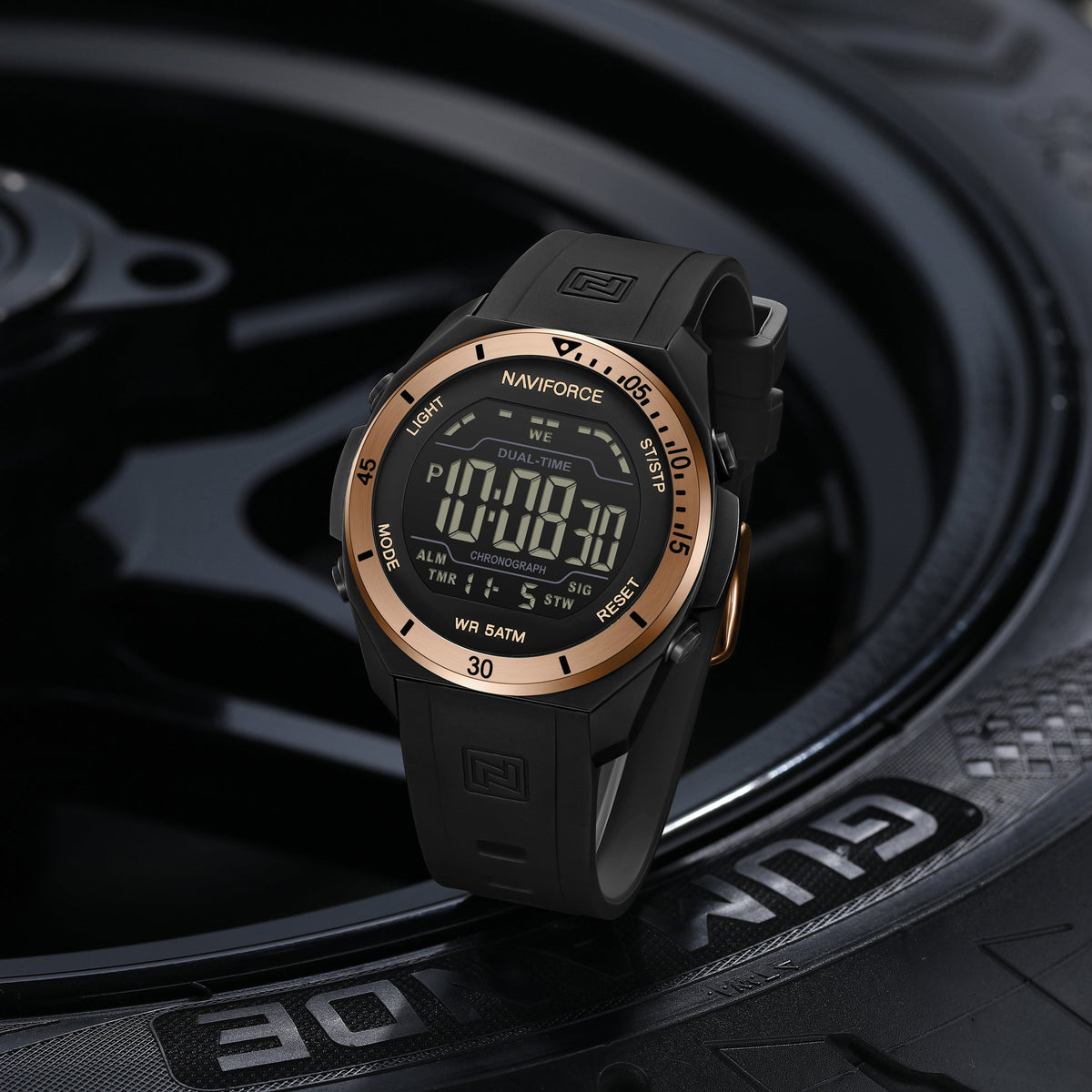 NAVIFORCE NF7138 B/RG Men Watch