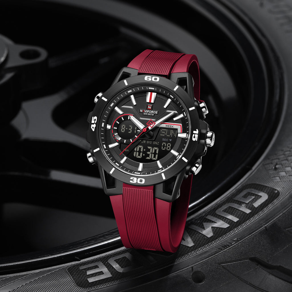 NAVIFORCE NF7135 B/B/R Men Watch