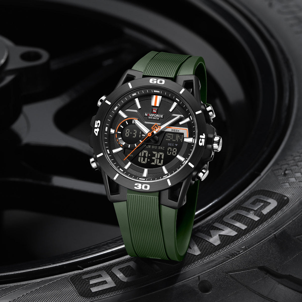 NAVIFORCE NF7135 B/B/GN Men Watch