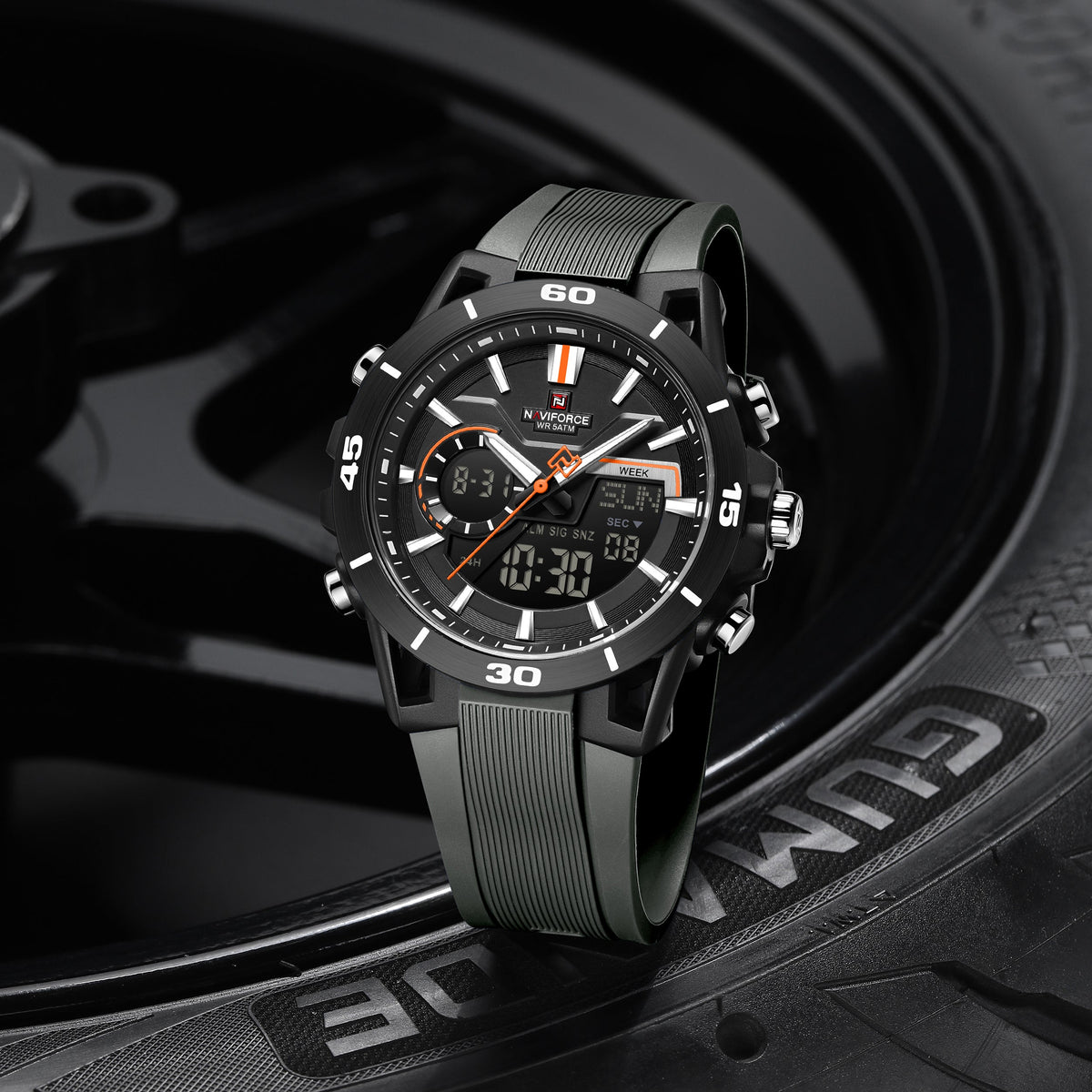 NAVIFORCE NF7135 B/B/GY Men Watch