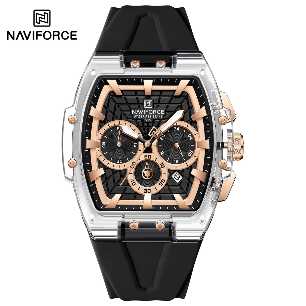 NAVIFORCE NF6113 S/RG/B Men Watch