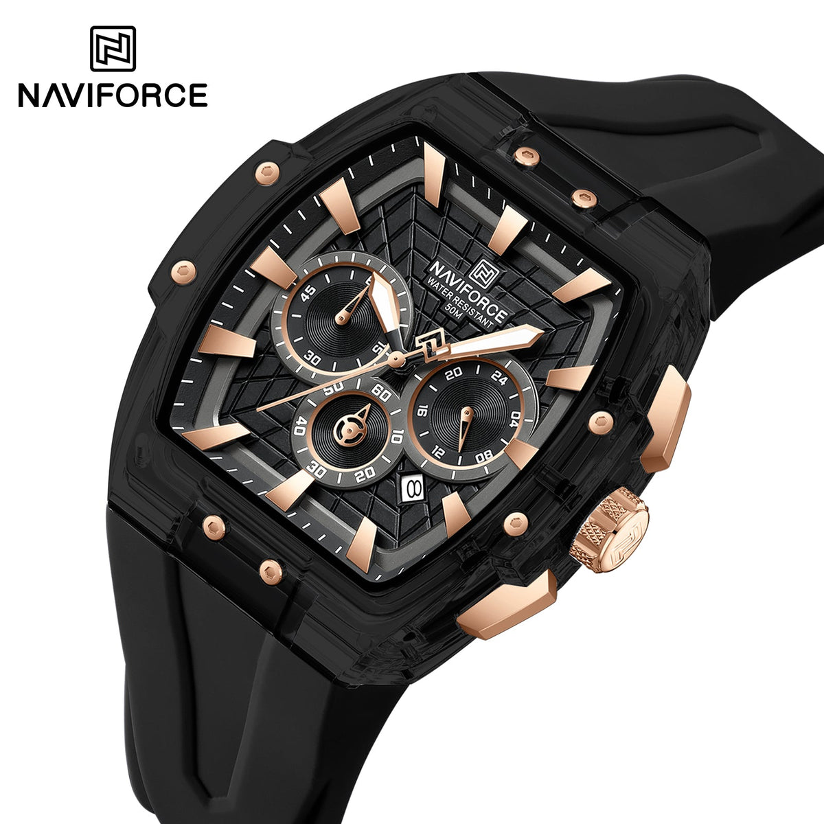 NAVIFORCE NF6113 B/RG/B Men Watch
