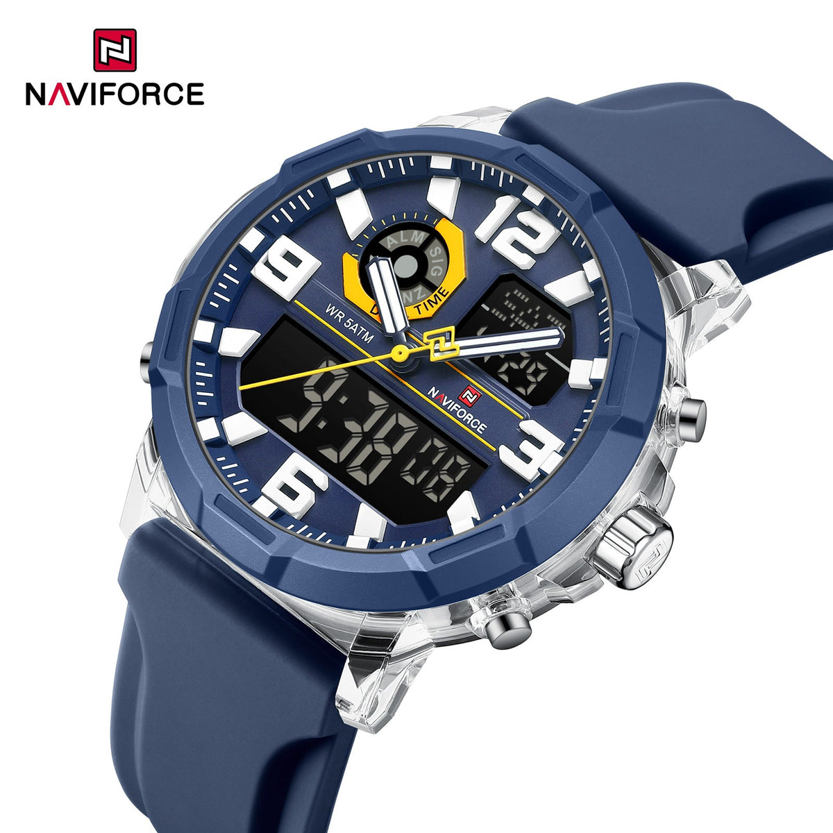 NAVIFORCE NF7130 S/W/BE Men Watch