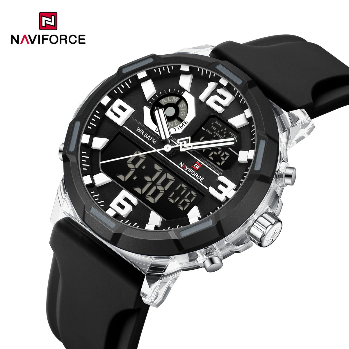 NAVIFORCE NF7130 S/W/B Men Watch
