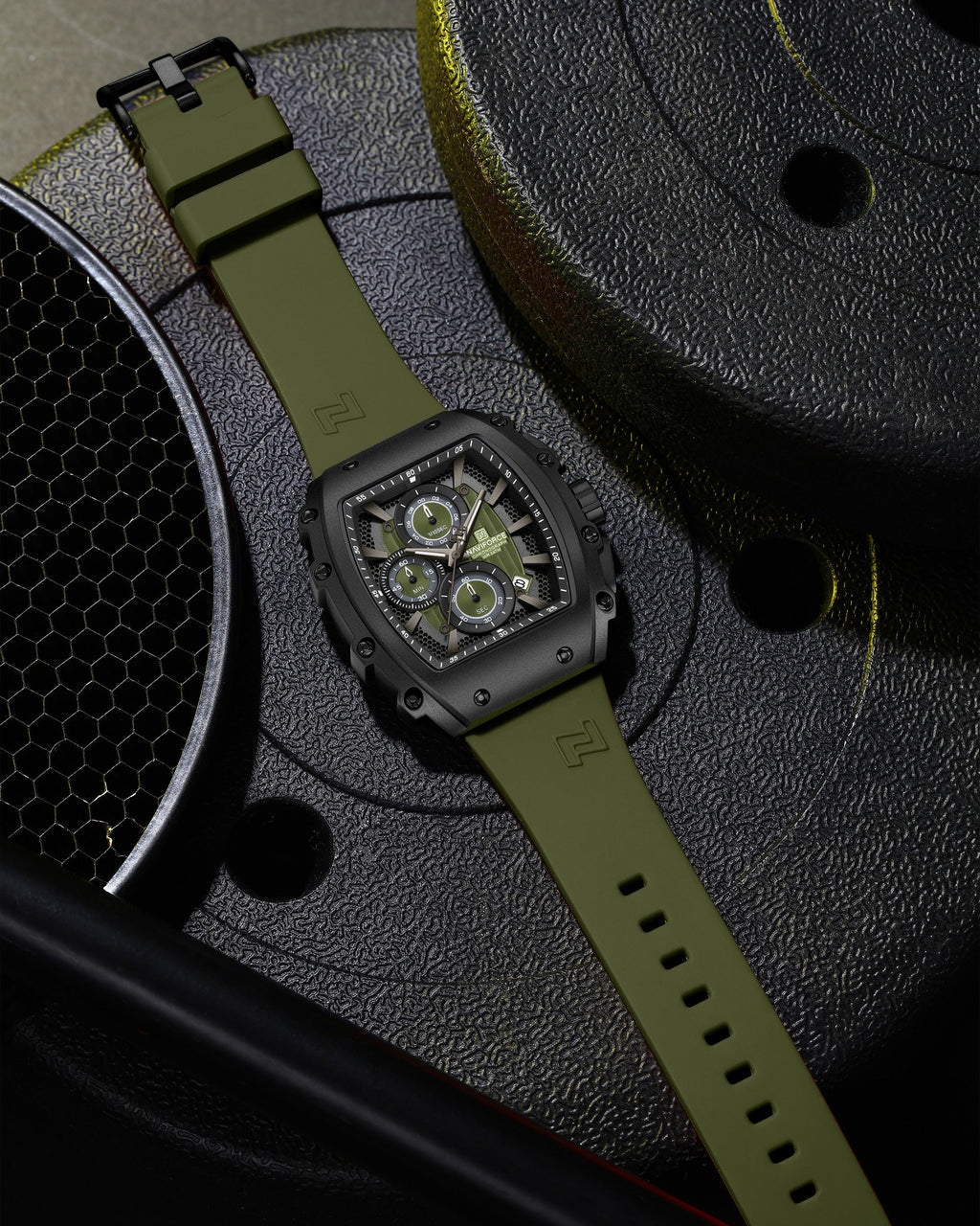 NAVIFORCE NF8070 B/GN/GN Men Watch