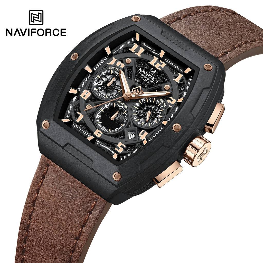 NAVIFORCE NF8053 B/RG/BN Men Watch