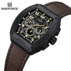 NAVIFORCE NF8053 B/Y/D.BN Men Watch