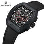 NAVIFORCE NF8053 B/W/B Men Watch