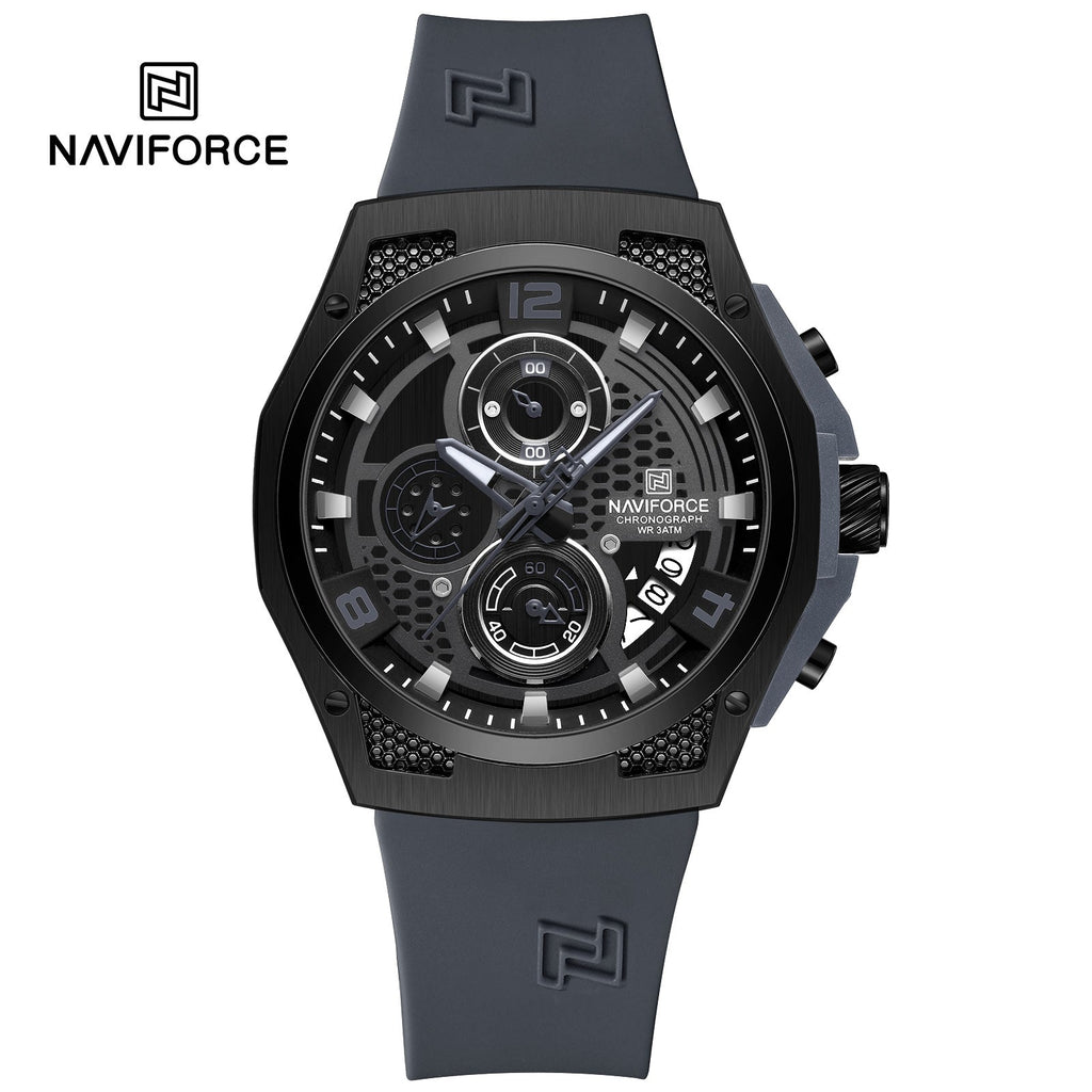 NAVIFORCE NF8051T B/B/GY Men Watch