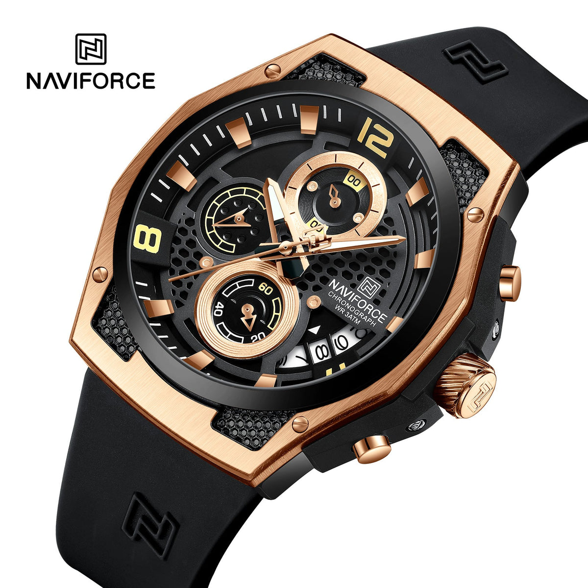 NAVIFORCE NF8051T RG/B/B Men Watch