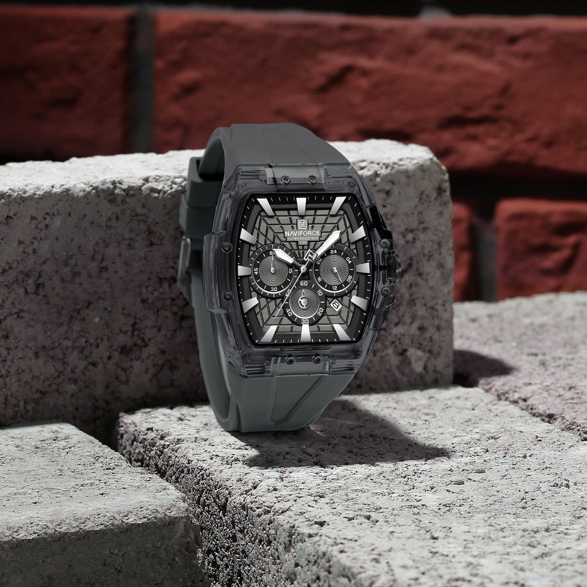 NAVIFORCE NF6113 GY/GY/GY Men Watch