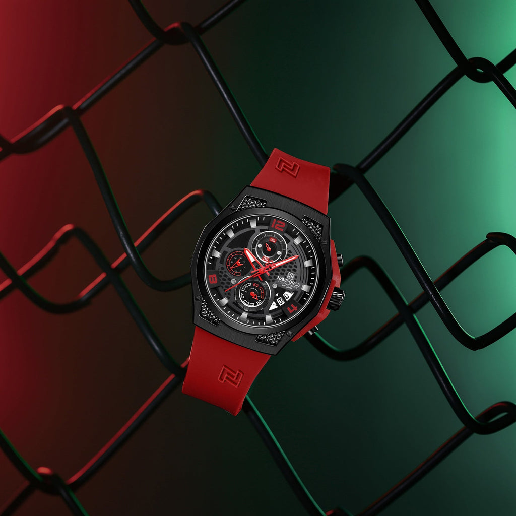 NAVIFORCE NF8051T B/B/R Men Watch