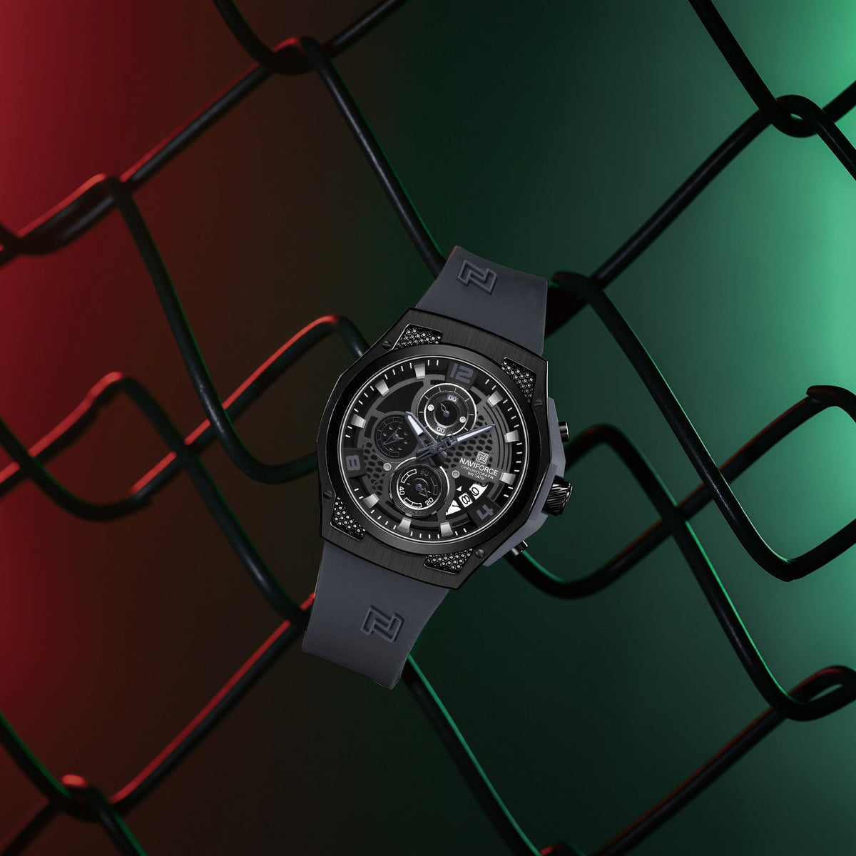 NAVIFORCE NF8051T B/B/GY Men Watch