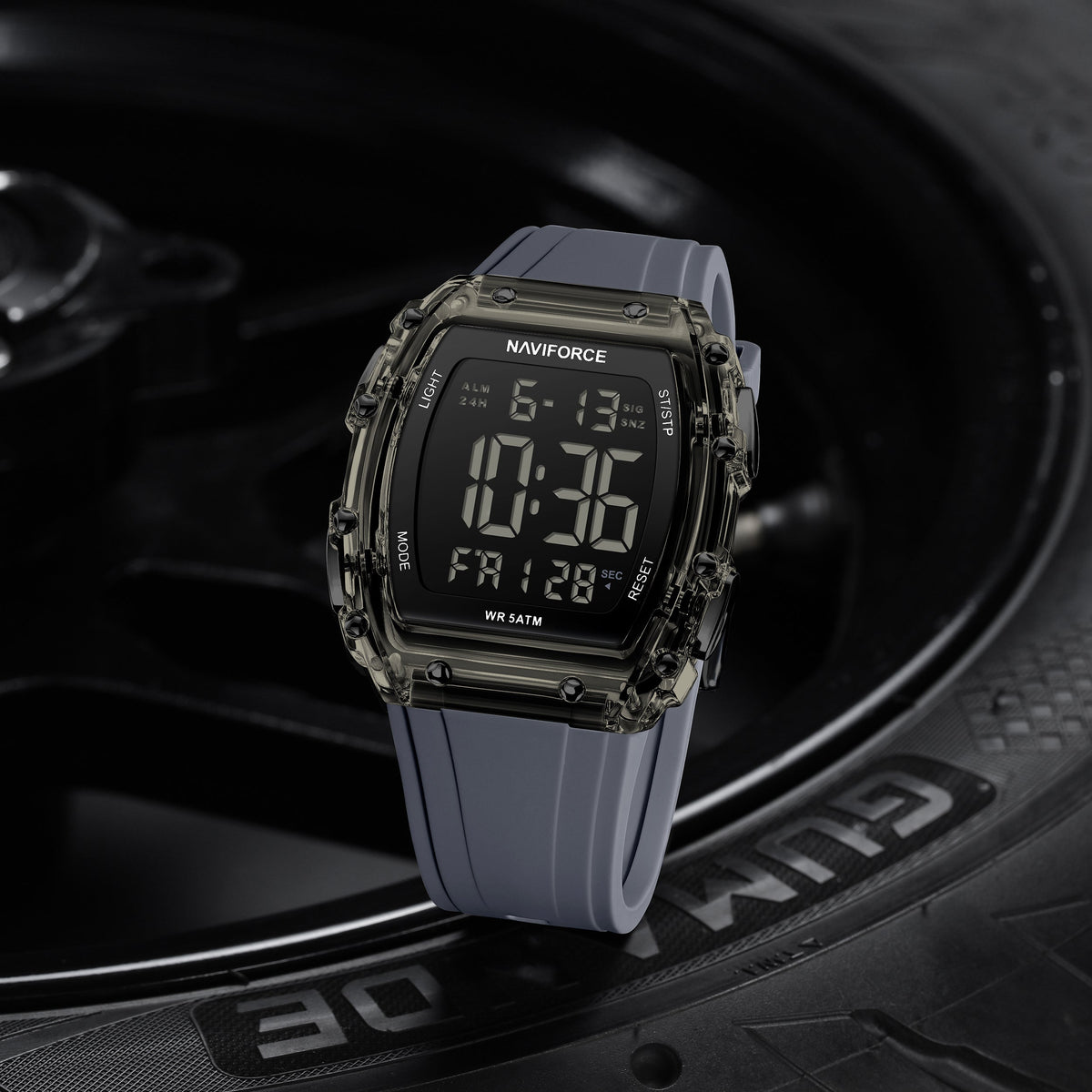 NAVIFORCE NF6107 C.GY/T.GY Men Watch