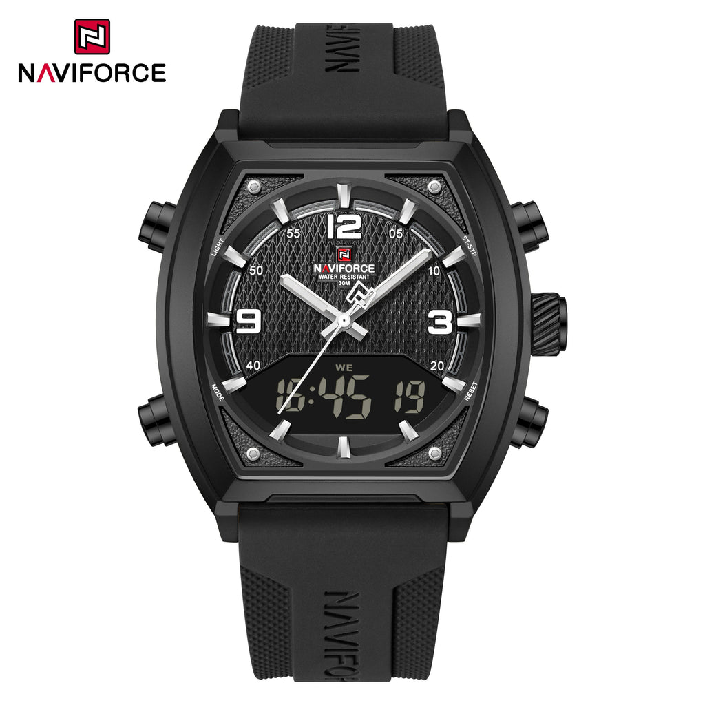NAVIFORCE NF9242 B/W/B Men Watch