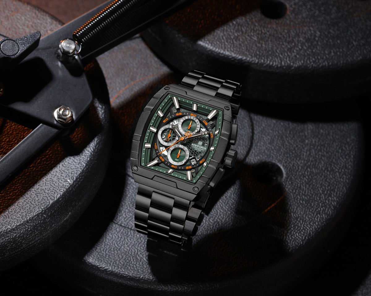 NAVIFORCE NF8066 B/GN/B Men Watch