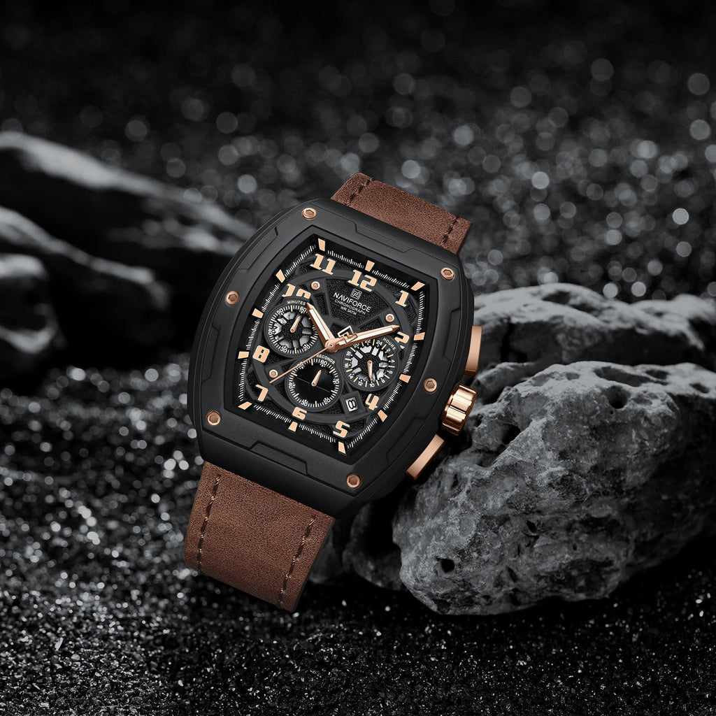 NAVIFORCE NF8053 B/RG/BN Men Watch