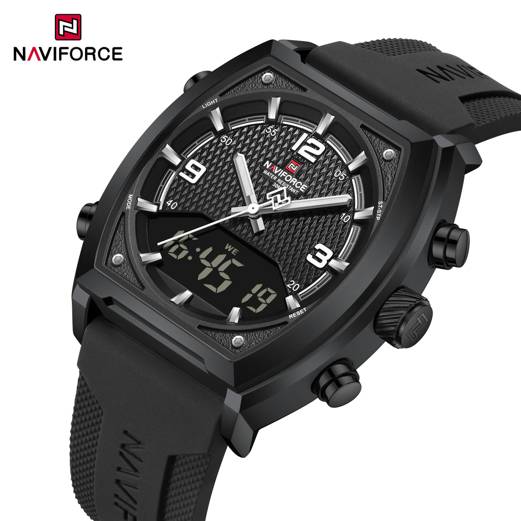 NAVIFORCE NF9242 B/W/B Men Watch