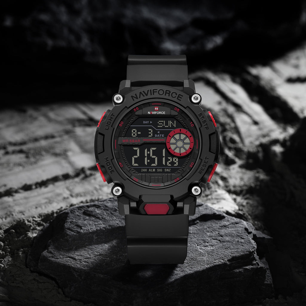 NAVIFORCE NF7133 B/R/B Men Watch