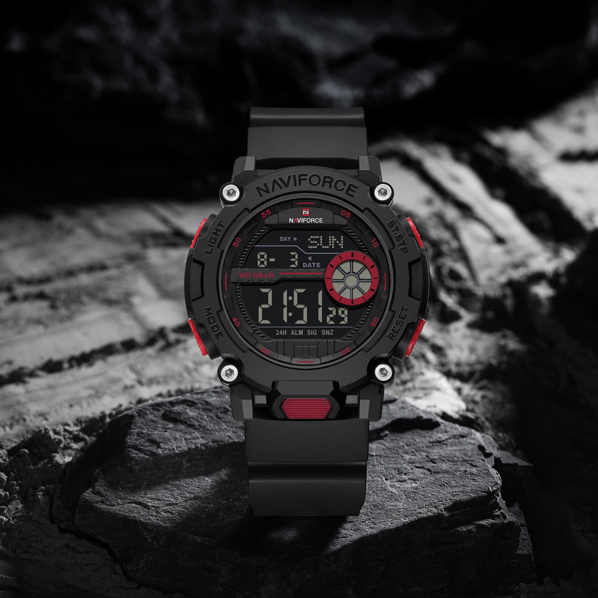 NAVIFORCE NF7133 B/R/B Men Watch