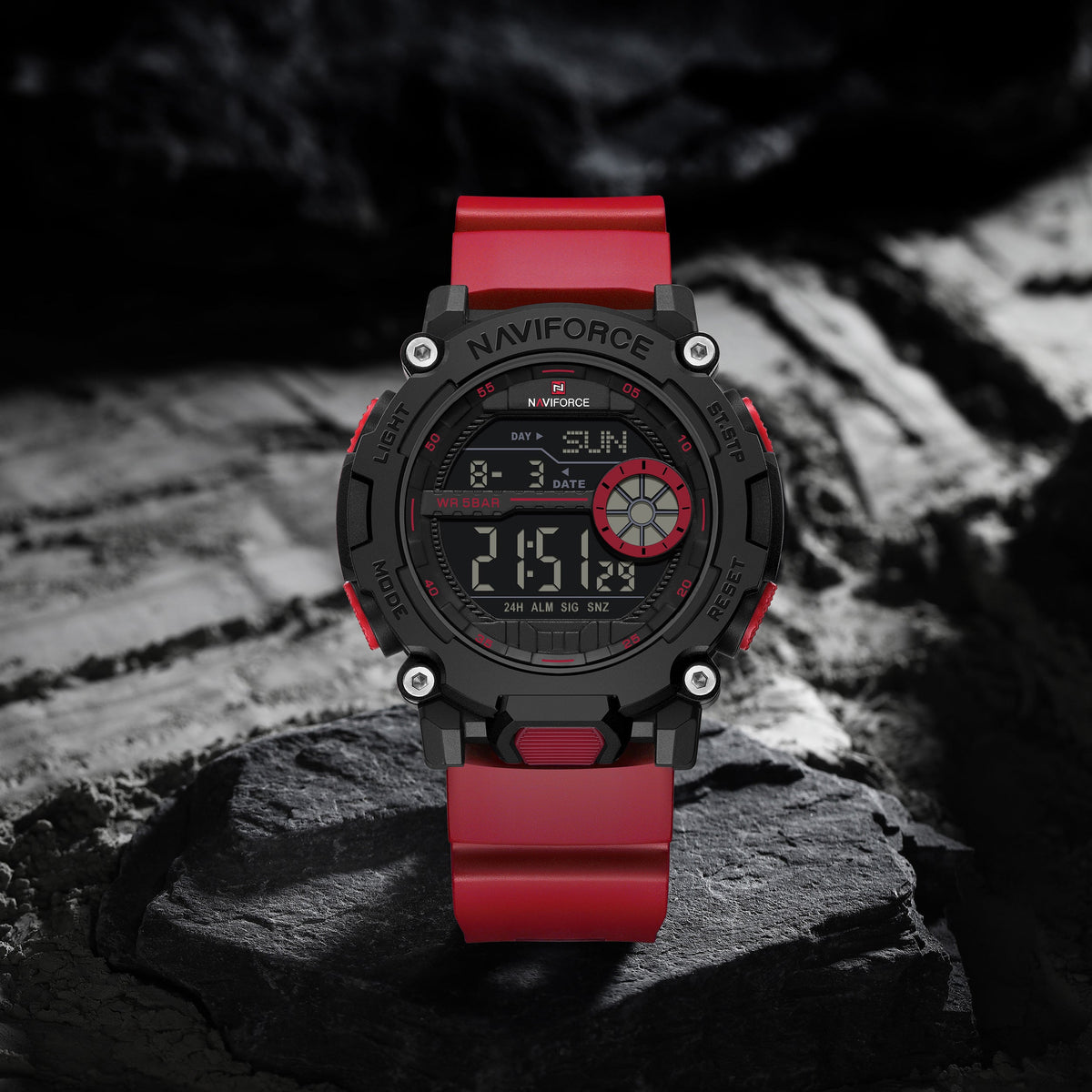 NAVIFORCE NF7133 B/R/R Men Watch