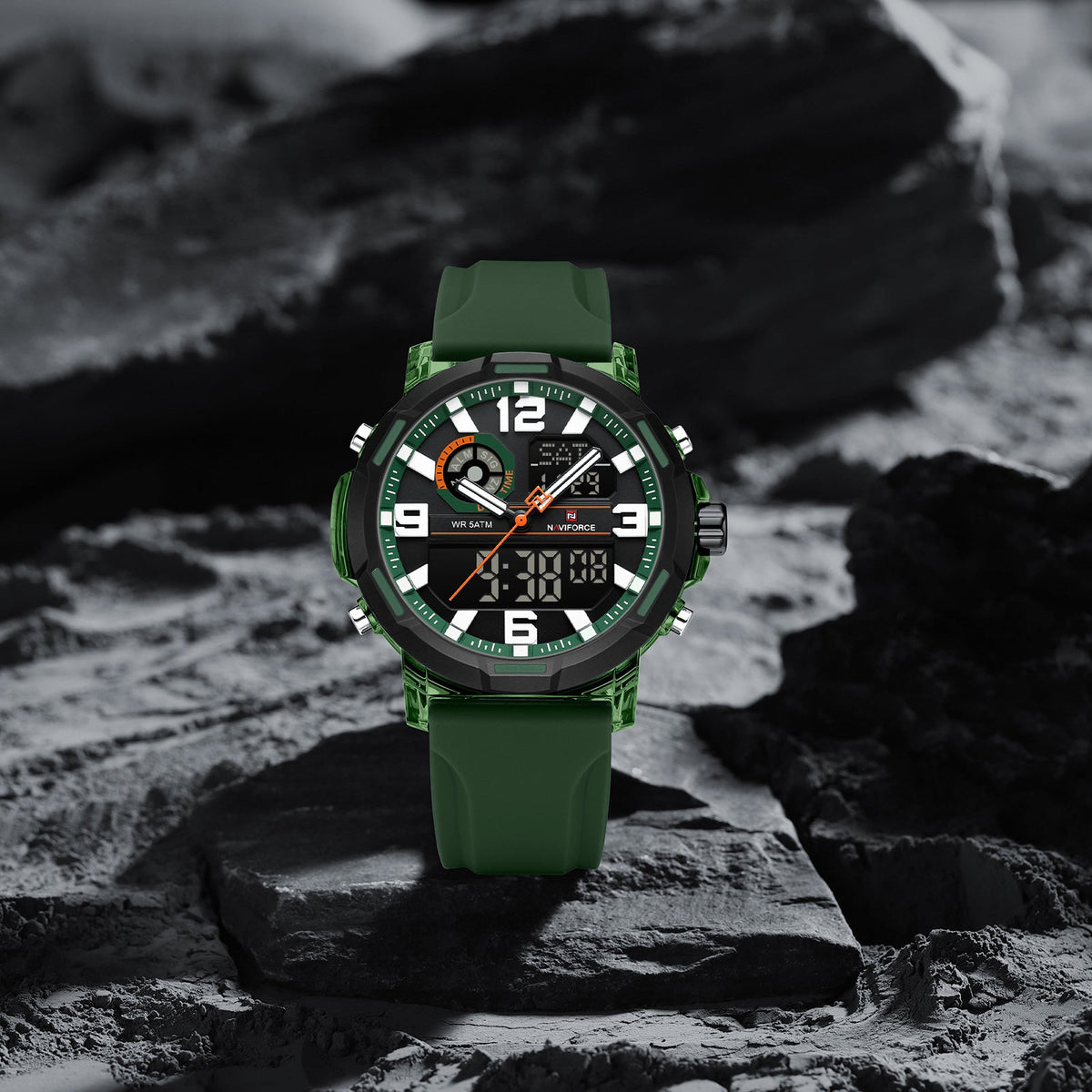 NAVIFORCE NF7130 GN/W/GN Men Watch