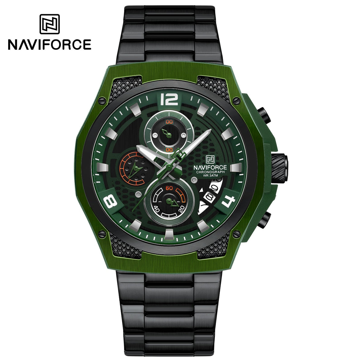 NAVIFORCE NF8051S B/GN/B Men Watch