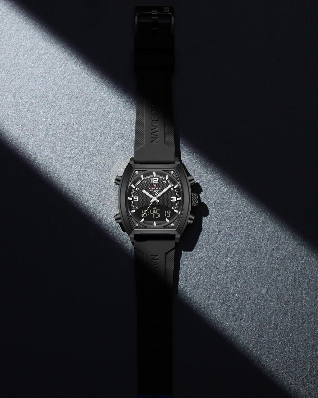NAVIFORCE NF9242 B/W/B Men Watch