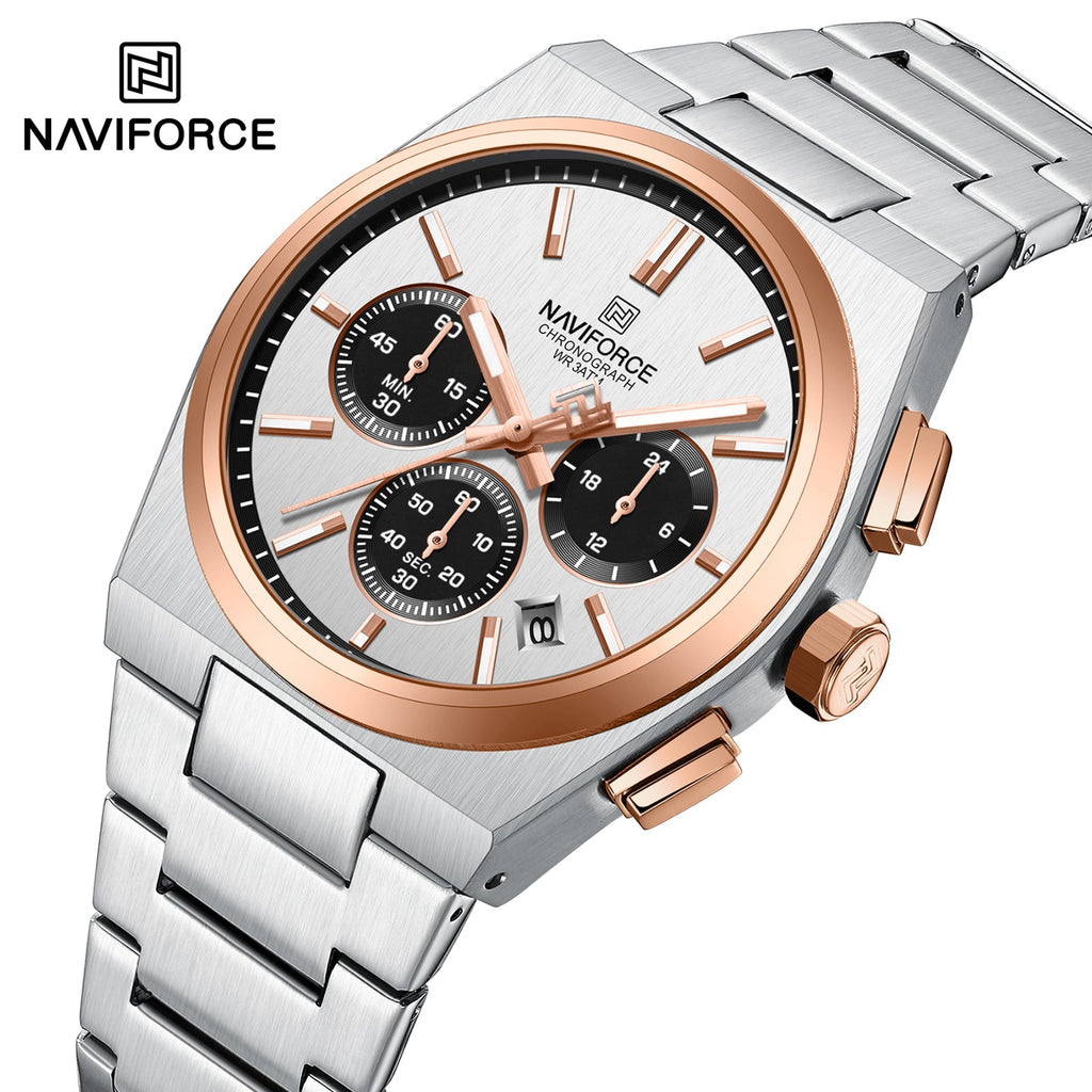 NAVIFORCE NF8048G S/W/RG Men Watch