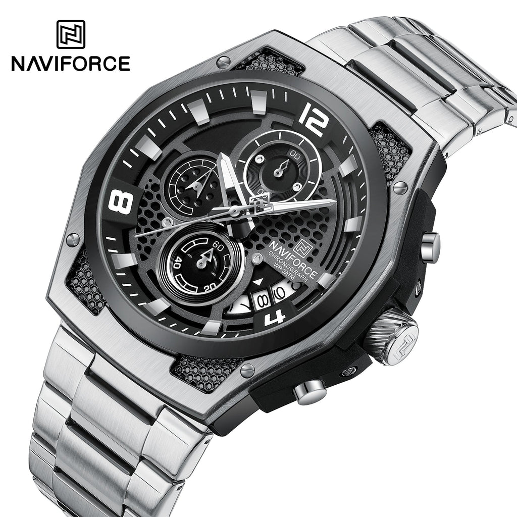 NAVIFORCE NF8051S S/B/S Men Watch