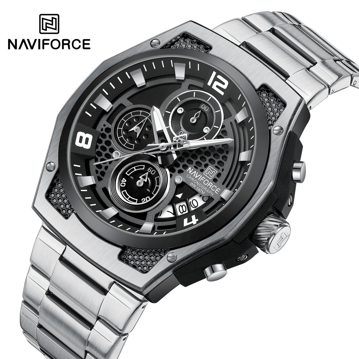 NAVIFORCE NF8051S S/B/S Men Watch