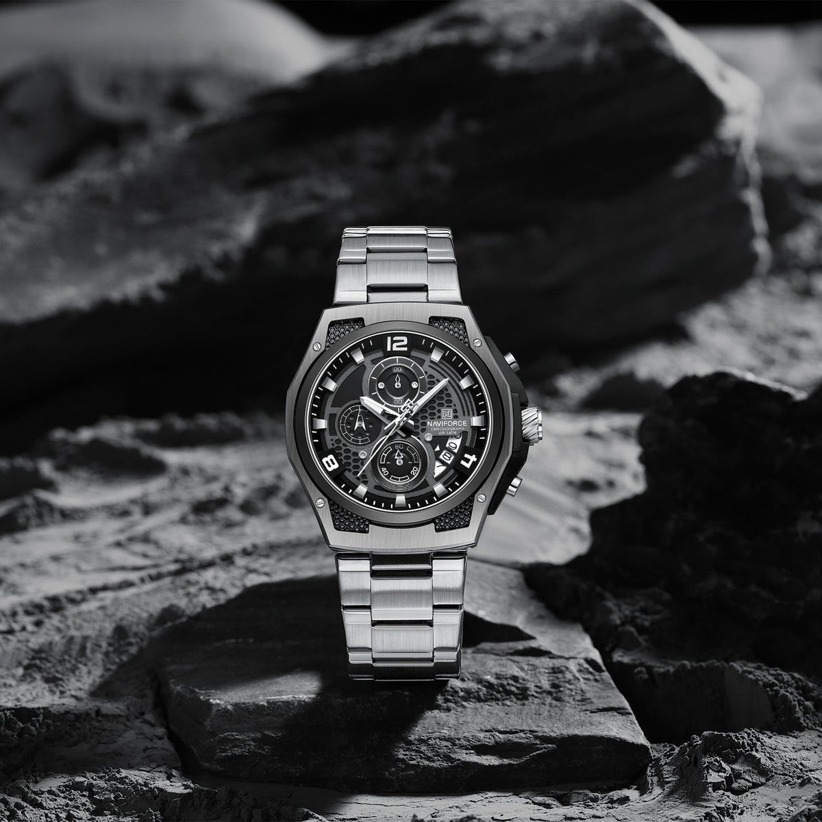 NAVIFORCE NF8051S S/B/S Men Watch