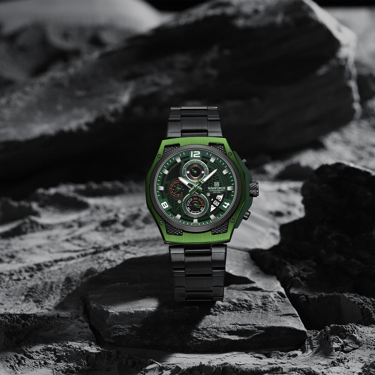 NAVIFORCE NF8051S B/GN/B Men Watch