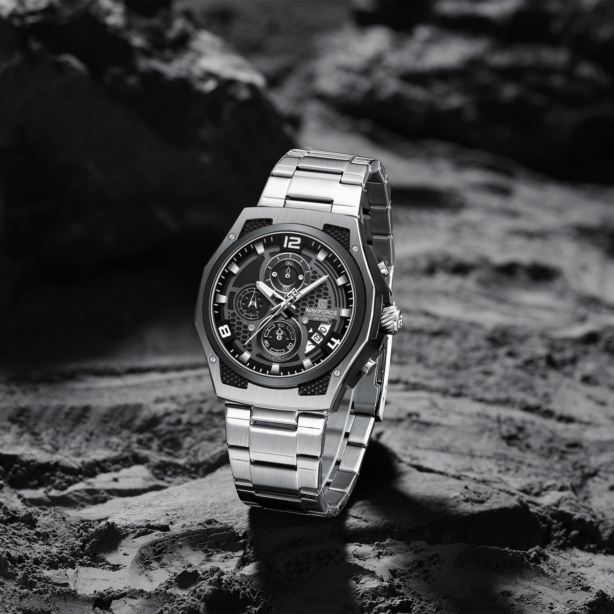 NAVIFORCE NF8051S S/B/S Men Watch