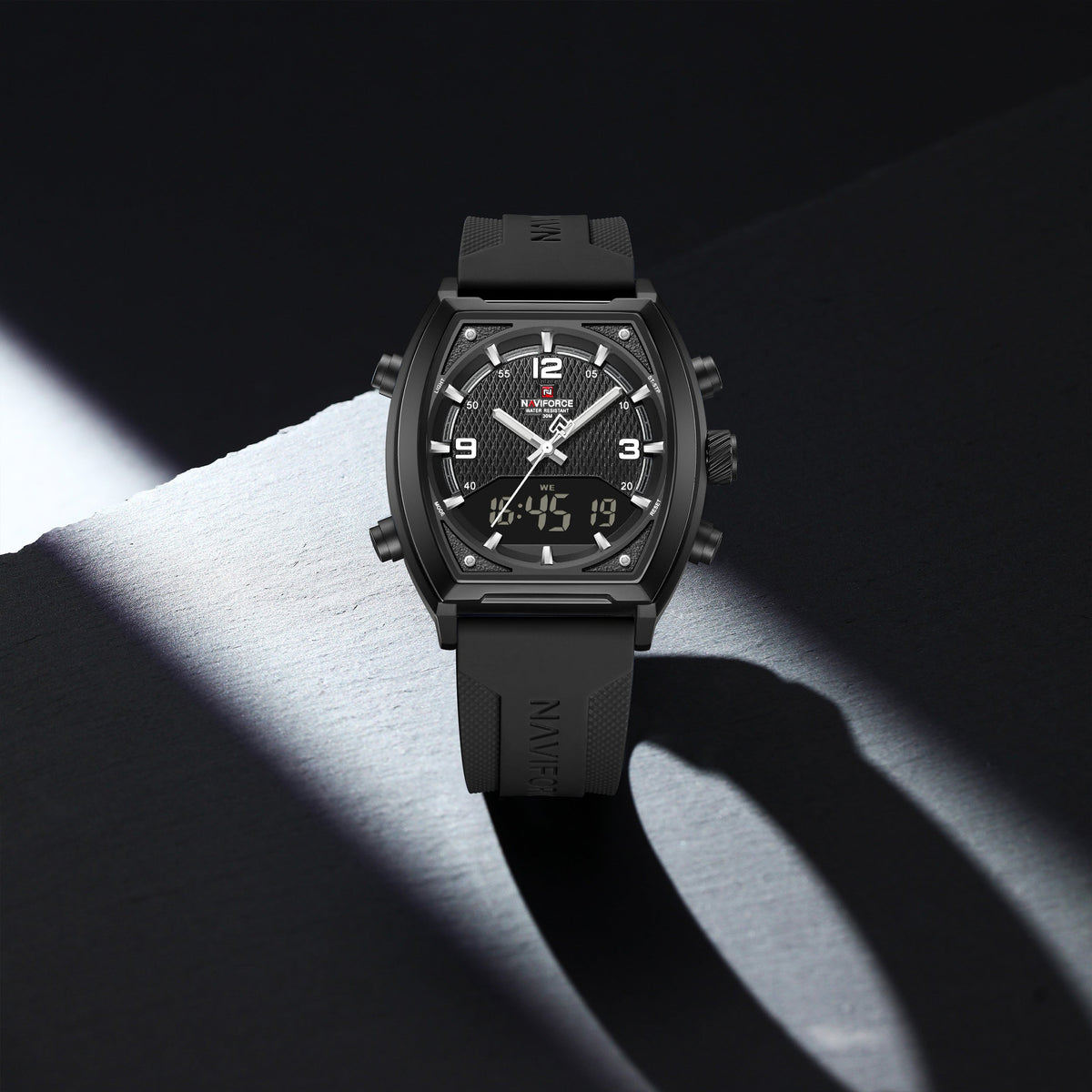 NAVIFORCE NF9242 B/W/B Men Watch