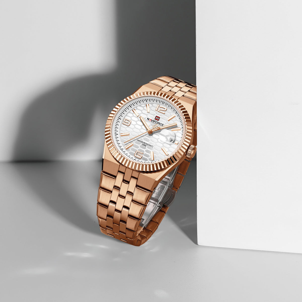 NAVIFORCE NF9277 RG/W/RG Men Watch