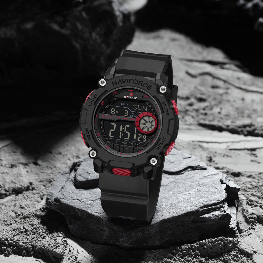 NAVIFORCE NF7133 B/R/B Men Watch