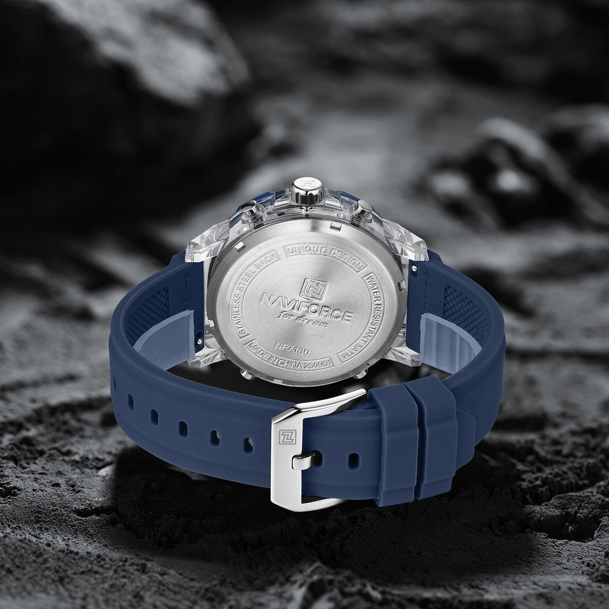 NAVIFORCE NF7130 S/W/BE Men Watch