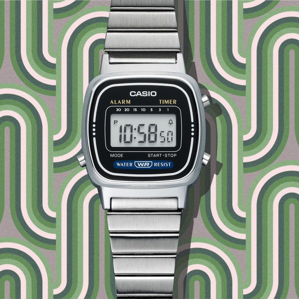 CASIO LA670WA-1DF Vintage Women Watch