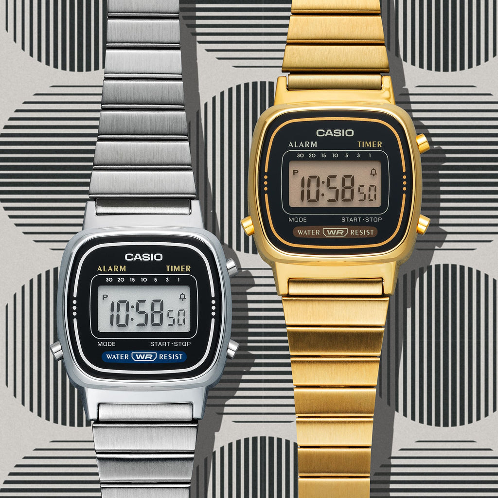 CASIO LA670WA-1DF Vintage Women Watch
